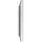 Ekena Millwork Vertical Surface Mount PVC Gable Vent: Functional, w/ 3-1/2"W x 1"P Standard Frame, 12"W x 16"H GVPVE12X1601SF - alternate 5
